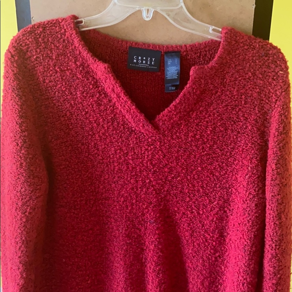 Crazy Horse Red sweater L